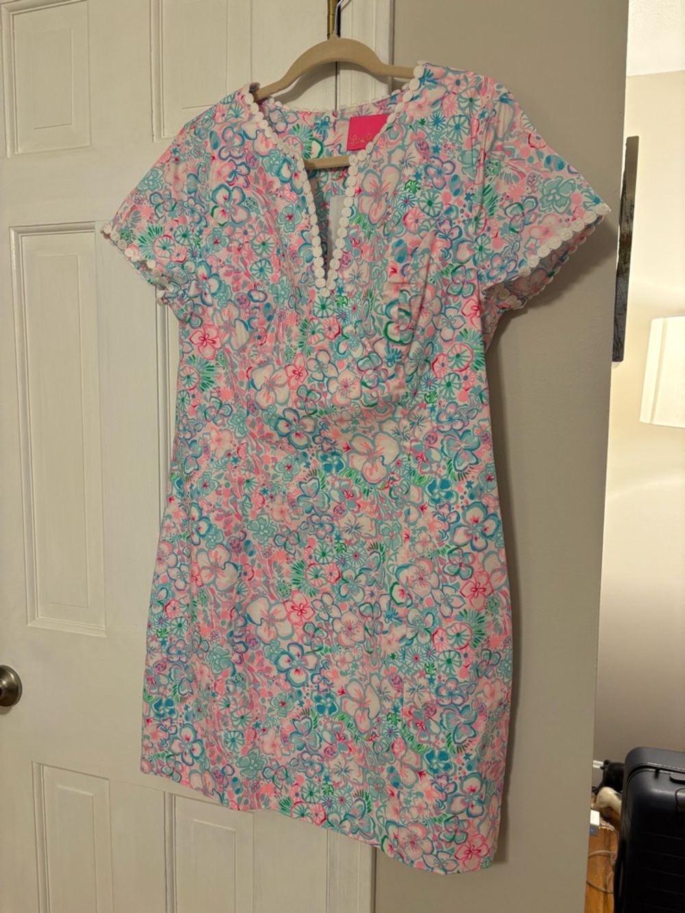 Lilly Pulitzer Braylin Dress White Love Bug